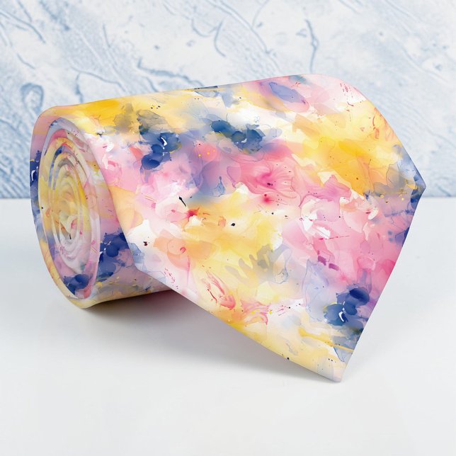 Gravata personalizada com aquarela (Criador carregado)