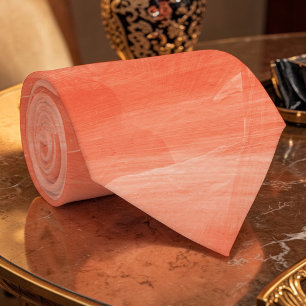 Gravata personalizada com Aquarela Coral