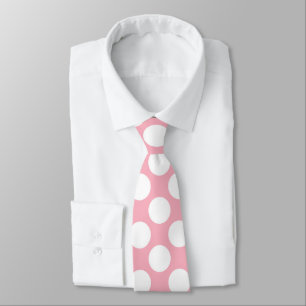 Gravata Personalizada com Bolinhas Rosa – Moda Ele