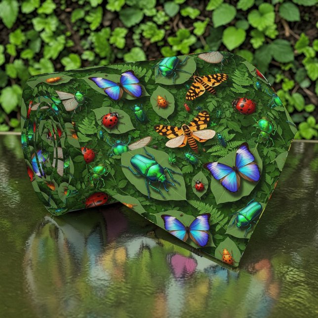 Gravata Personalizada com Padrão de Insetos e Bugs (Criador carregado)