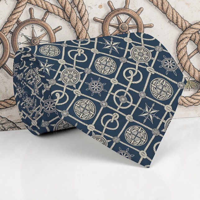 Gravata Personalizada Cordas Náuticas (Criador carregado)