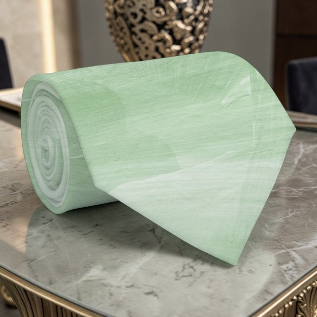 Gravata personalizada de aguarela verde claro (Criador carregado)