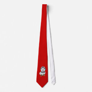 Gravata Personalizada de Bombeiro Westie