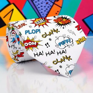 Gravata Personalizada de Quadrinhos da Cultura Pop