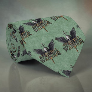 Gravata Personalizada Guerreiro Espiritual Cristão