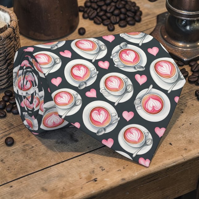 Gravata Personalizada para Amantes de Café (Criador carregado)