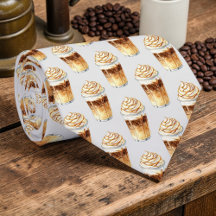 Gravata Personalizada para Amantes de Café