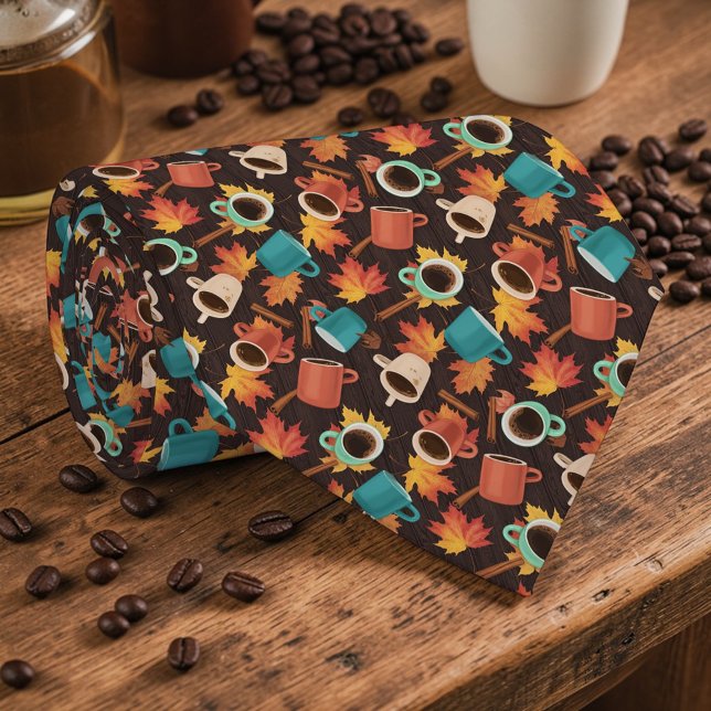 Gravata Personalizada para Amantes de Café Latte (Criador carregado)