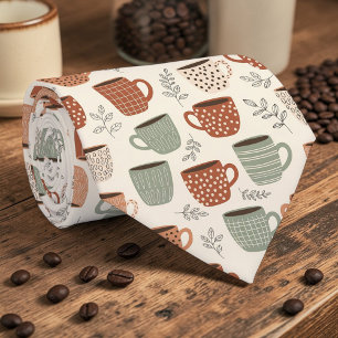 Gravata Personalizada para Amantes de Café Latte