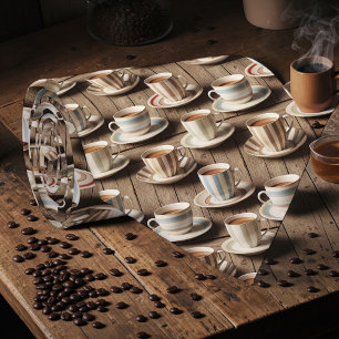 Gravata Personalizada para Amantes de Café Latte