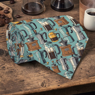 Gravata Personalizada para Amantes de Café Latte