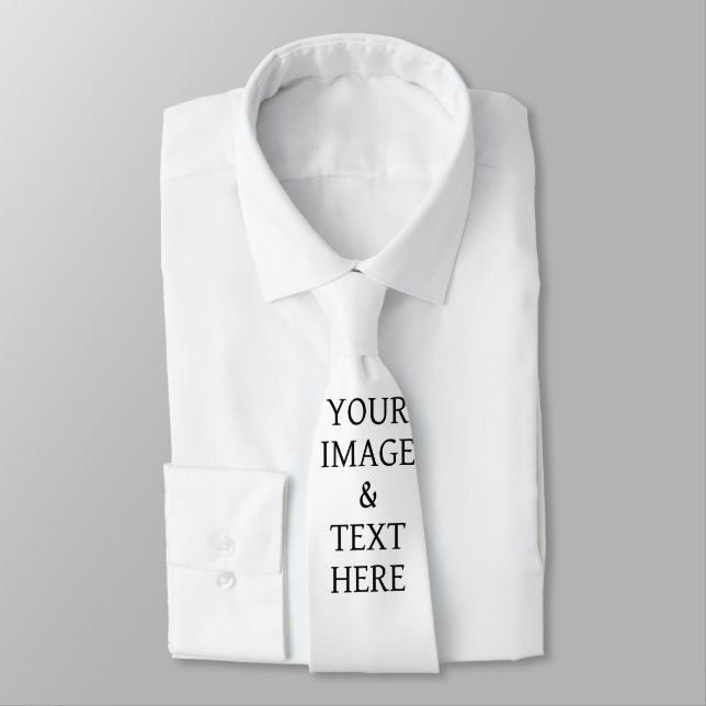 Gravata Personalizada Personalizada Sua Própria Foto (Amarrado)