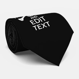 Gravata Personalizar com Texto Manter Calm Crossbones Crâ
