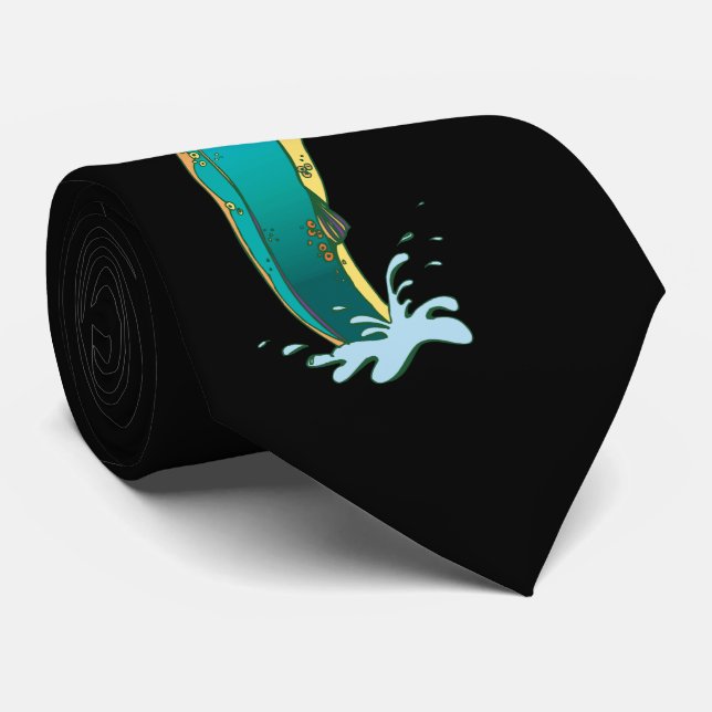 Gravata Pesca de mosca com salto psicodélico de Angler (Rolled)