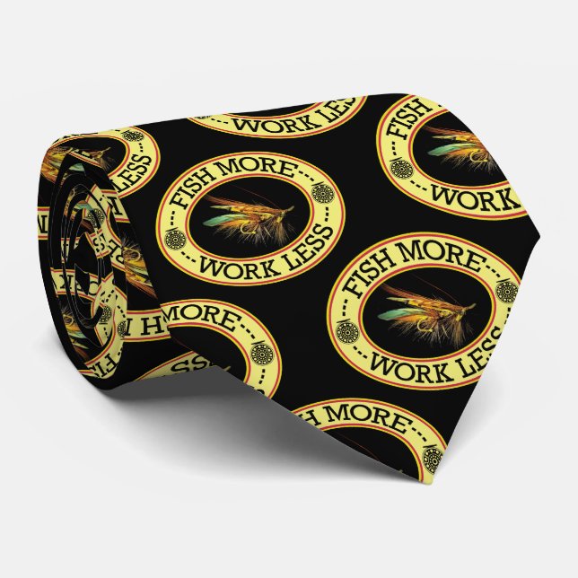 Gravata Pesca de Voo do Salmão (Rolled)