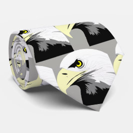 Gravata Pescoço de basebol de futebol negro Eagles