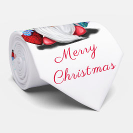 Gravata Pescoço de Natal Gnomos com presentes