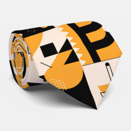Gravata Pescoço de padrão geométrico Abstrato quadrados