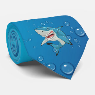 Gravata Pescoço do padrão submarino do tubarão