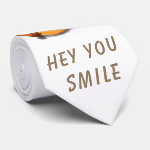 Gravata Pescoço engraçado com patos felizes - Sorria