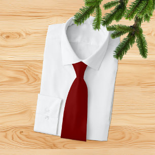 Gravata Pescoço Vermelho Mínimo Elegante