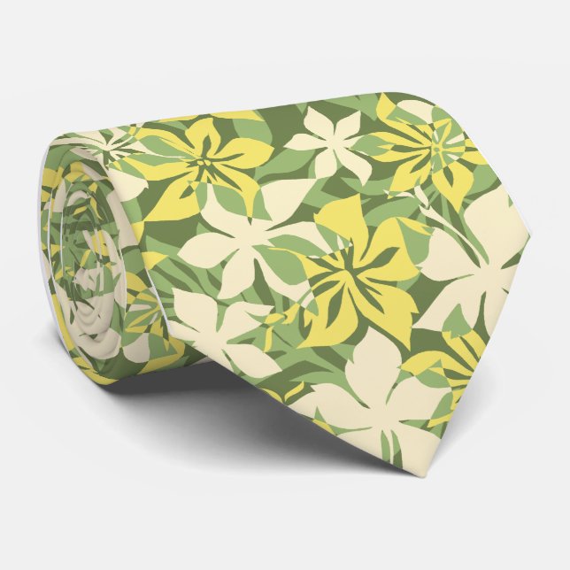 Gravata Pescoços havaianos de Kaanapali Camo (Rolled)