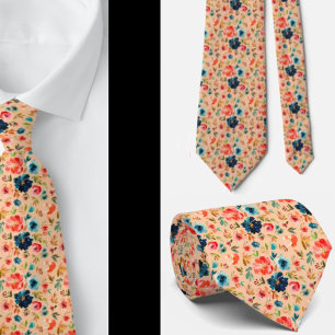 Gravata Pêssego Cor Azul-Cor-de-Água Pinta-Clássica Rosa C