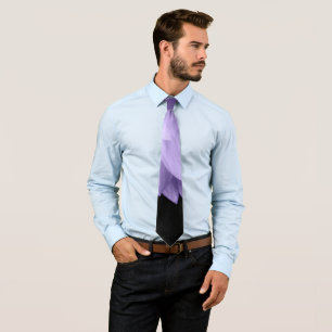 Gravata Pétalas de flores roxas ultravioletas pretas