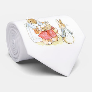 Gravata Peter Rabbit e suas Irmãs (por Beatrix Potter)