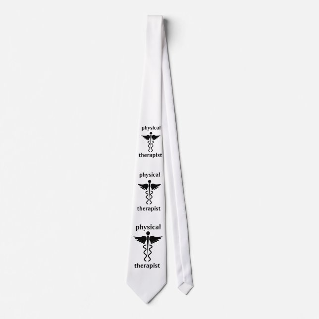 Gravata Physical Therapist T-Shirts and Gifts Neck Tie (Frente)