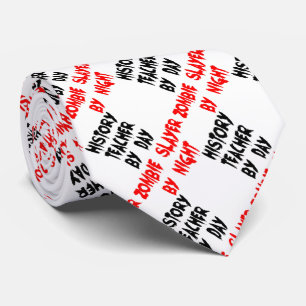 Gravata Piada Zombie do Professor de História