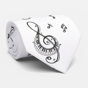 GRAVATA "PIANO MUISCAL NOTES GALORE" TIE