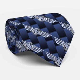 Gravata Piloto De Ar Privado Geral Cromo Como Asas