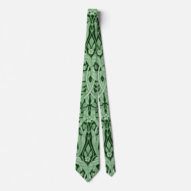 Gravata Pimpernel Green, William Morris (Frente)