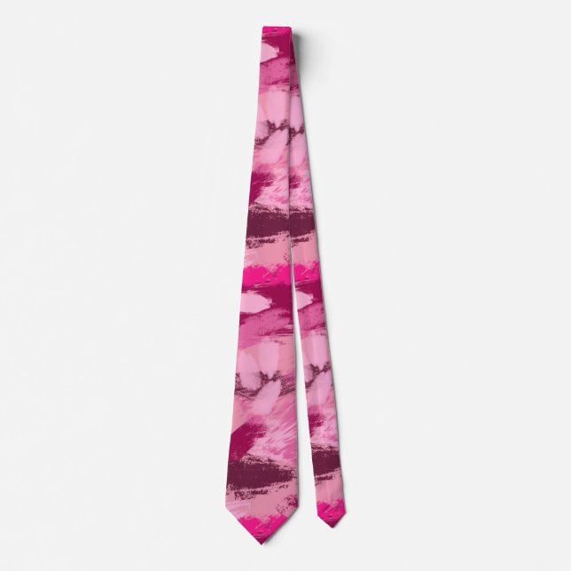 Gravata Pincel cor-de-rosa (Frente)