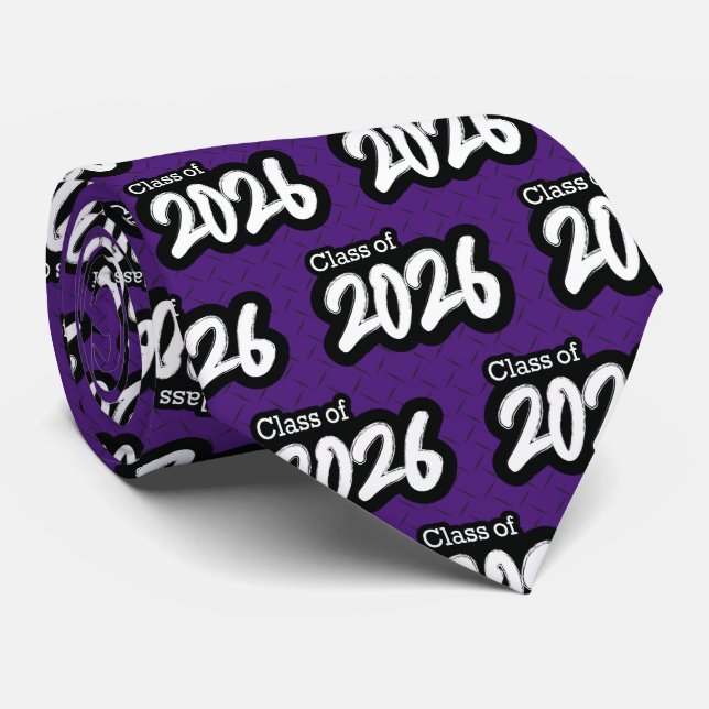 Gravata Pincel-roxo Classe de Pincel de 2026 (Rolled)