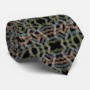 Gravata Pinceladas de limpeza aquarela em pastel suave
