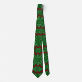 Gravata Pine Mandala Garnet Neck Tie