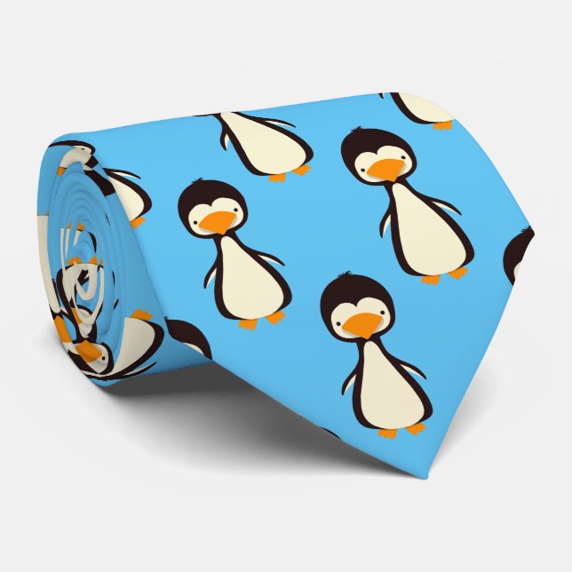 Gravata Pinguins (Rolled)