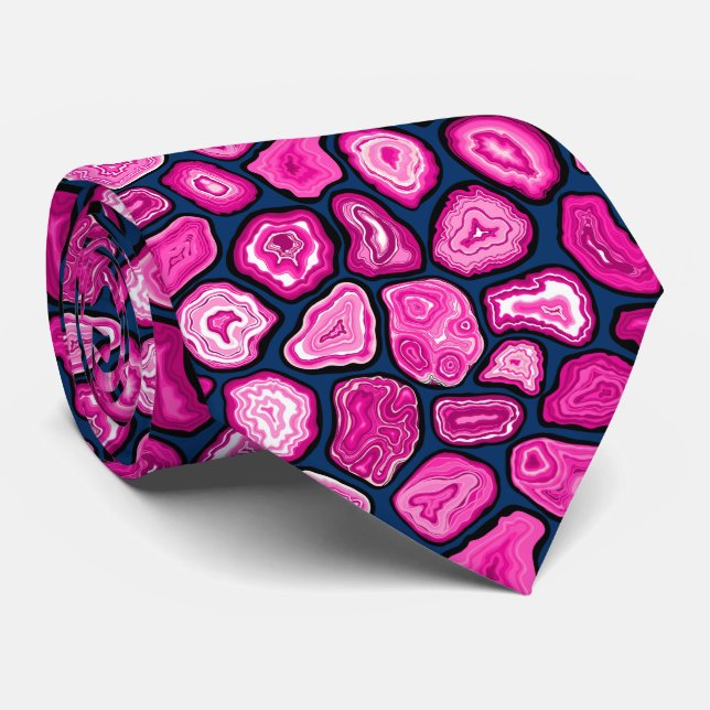 Gravata Pink agate slices (Rolled)