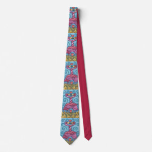 Gravata Pink Flamingo Lovers TIE