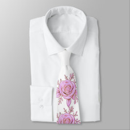 Gravata PINK FLORAL Tie