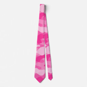 Gravata Pink Monocolor Camo