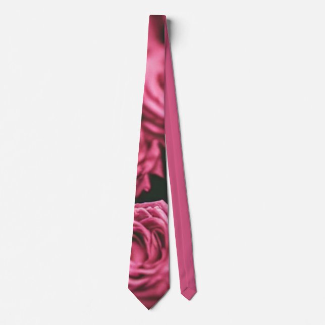 Gravata Pink Rose Neck. (Frente)