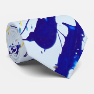 Gravata Pinte o amarelo dos Splatters