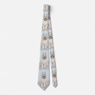 Gravata Pintura Bouvier des Flandres - Arte Cachorra Origi