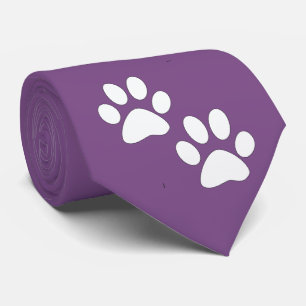 Gravata Pintura De Mascote Esportiva Branca Imprime Em Rox