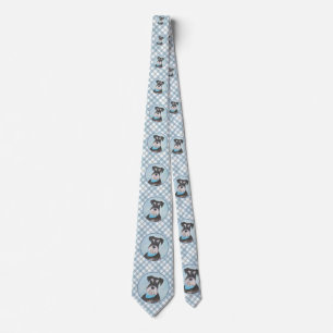 Gravata Pintura de Schnauzer (Miniatura) - Cachorro Origin