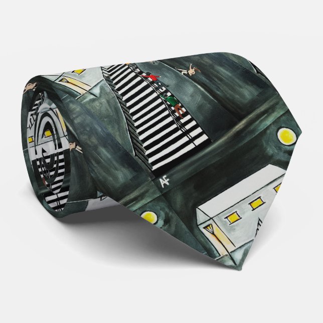 Gravata Pintura desnecessária de Alfred Fox (Rolled)