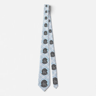 Gravata Pintura em Terra Nova - Arte Cachorra Original